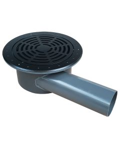 AquaKing Bodemdrain PRO 400 | 160 - Zwart Ø400mm - Rooster