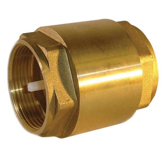 Messing Tussenklep 1½'' bin [FDH]