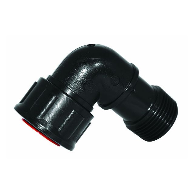 PP Manifold Knie 1" buit x bin