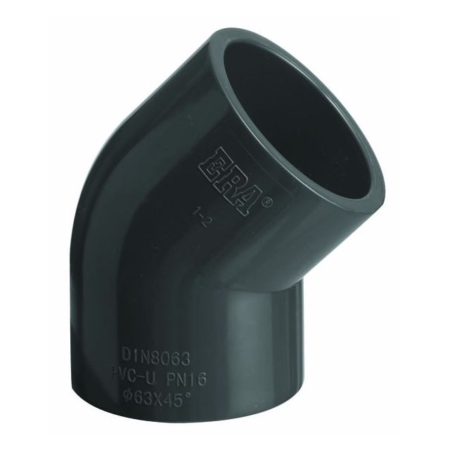ERA PVC Knie 45° 63 mm