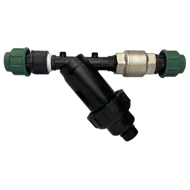 PE Aansluitset zonder circulatiesys. Stand. + klep [prof gr]