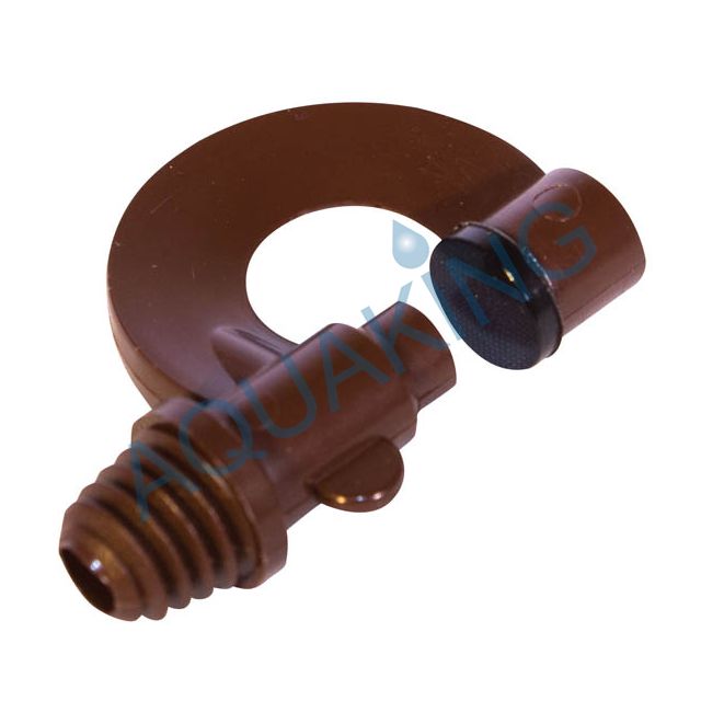 Kaspensproeier T-dop 360° rood/bruin