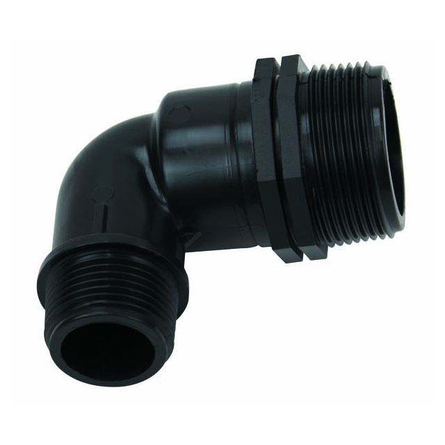 PP Knie 90º 1" x 1½ 2 x buitendraad