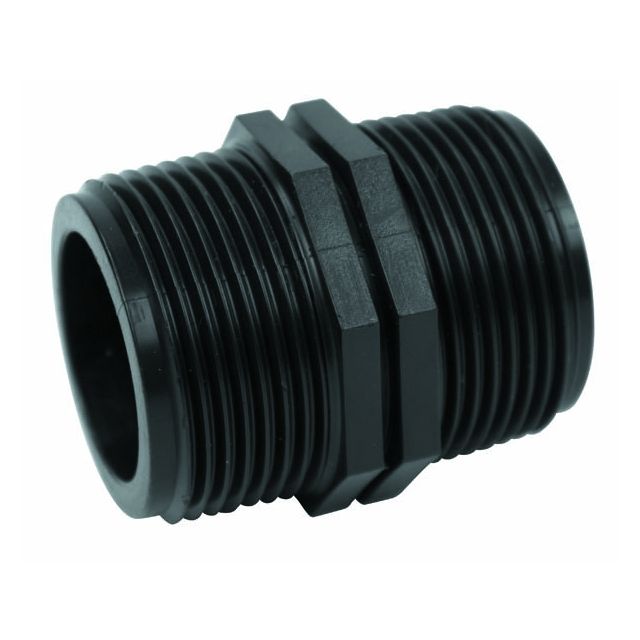 PP Nippel 1¼'' 2 x buitendraad