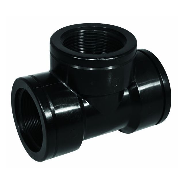 PP T-stuk 1" 3 x bin