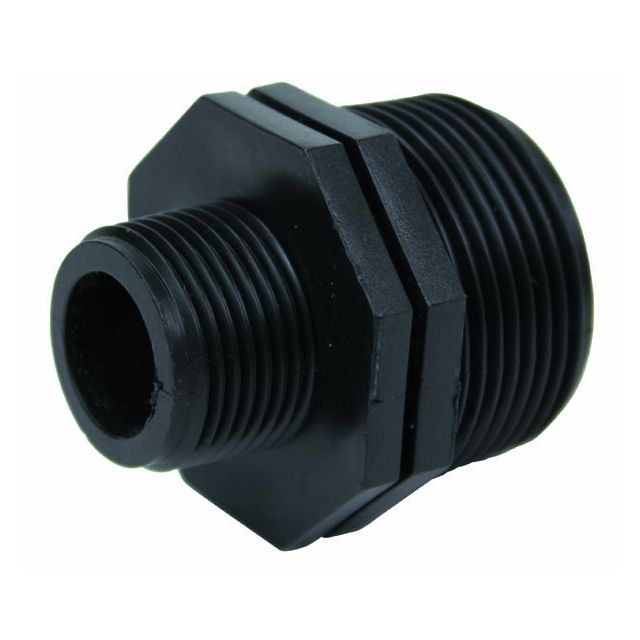 PP Verloopnippel 1½" x 1¼" 2 x buitendraad