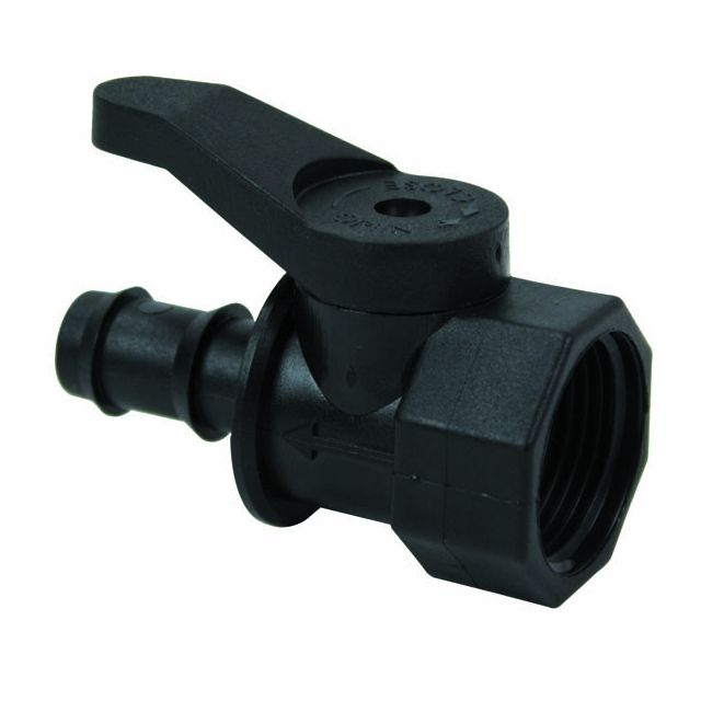 PE Vlinderkraan ¾" binn x 16 Tule [aftapkraan]