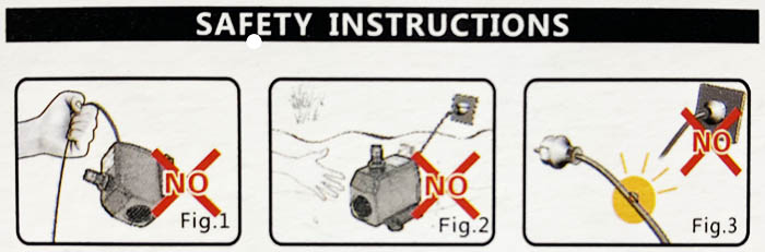 Safety instructions